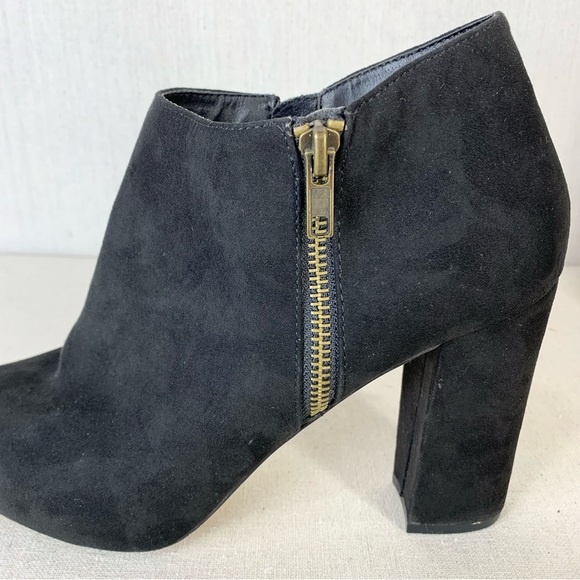 Madden Girl~Women’s ‘Party’ Black Faux Suede Block‎ Heel Bootie~Sz 10 - Picture 10 of 13